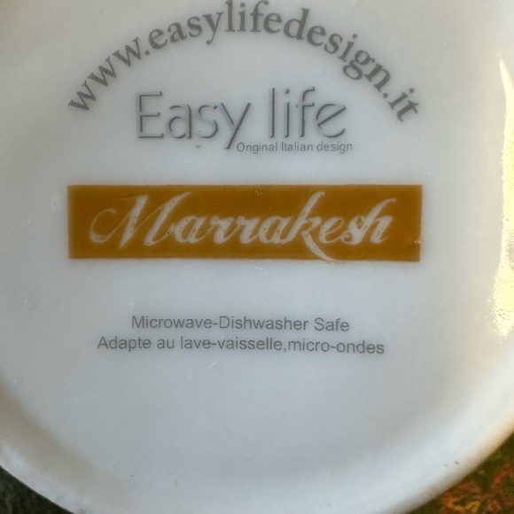 Easy life/ Marrakesh mug with lid/coaster - Picture 6 of 7